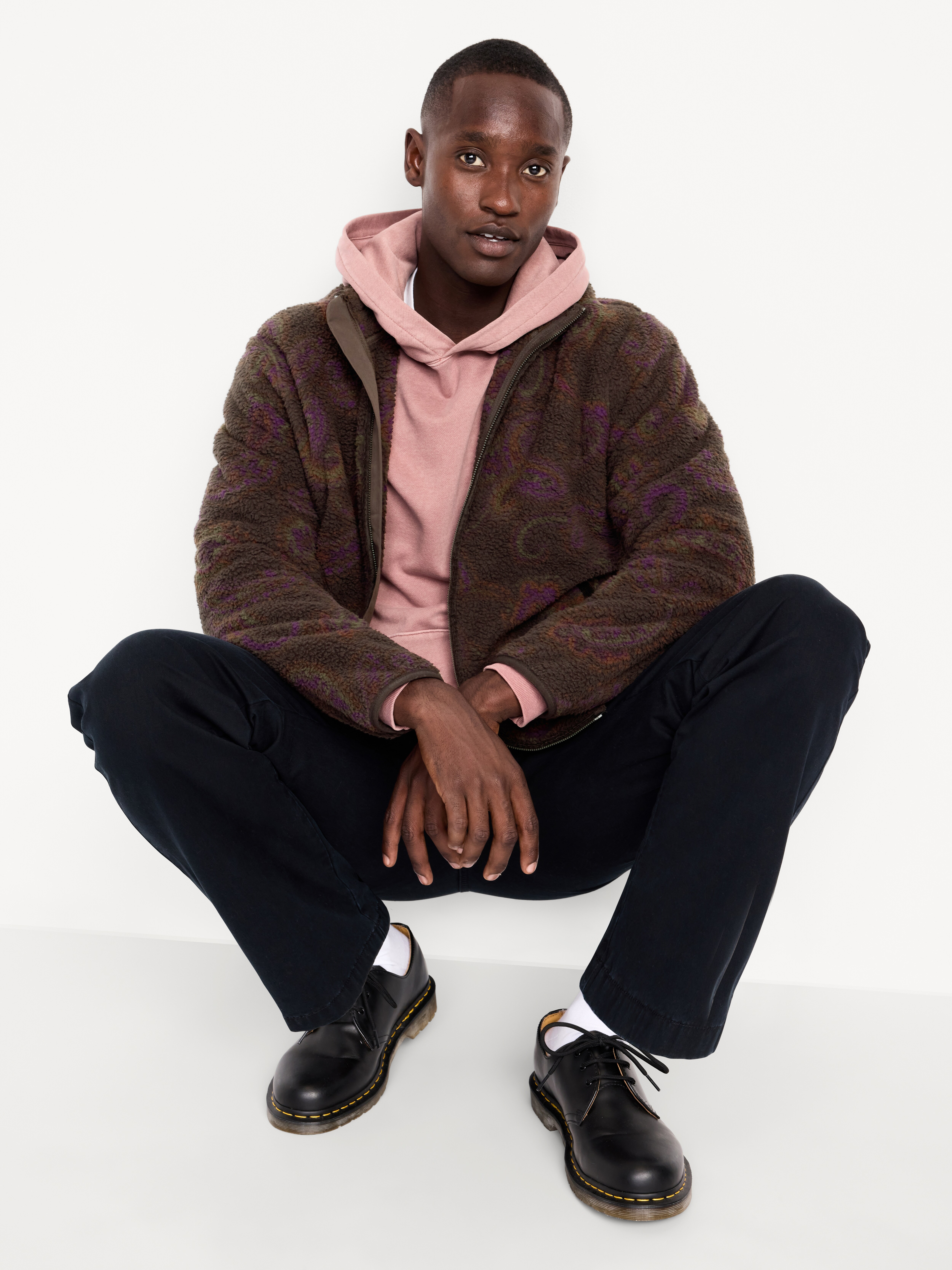 Sherpa Full-Zip Jacket | Old Navy