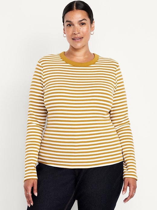 Image number 7 showing, Snug Long-Sleeve Crew-Neck T-Shirt
