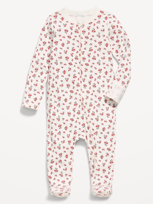 Image number 1 showing, Ribbed 2-Way-Zip Sleep & Play Footed One-Piece for Baby