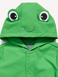 Image number 4 showing, Water-Resistant Unisex Critter Hooded Jacket for Toddler