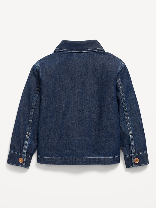Image number 2 showing, Loose Jean Barn Coat for Toddler Boys