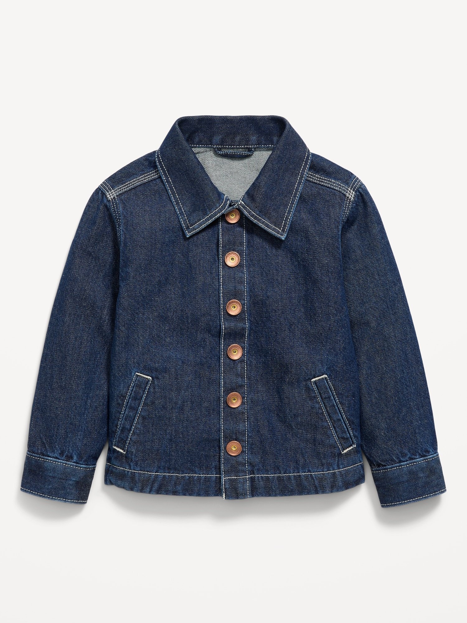 Loose Jean Barn Coat for Toddler Boys