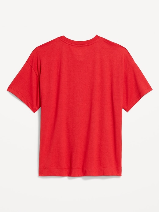 Image number 2 showing, College Crew-Neck T-Shirt for Women