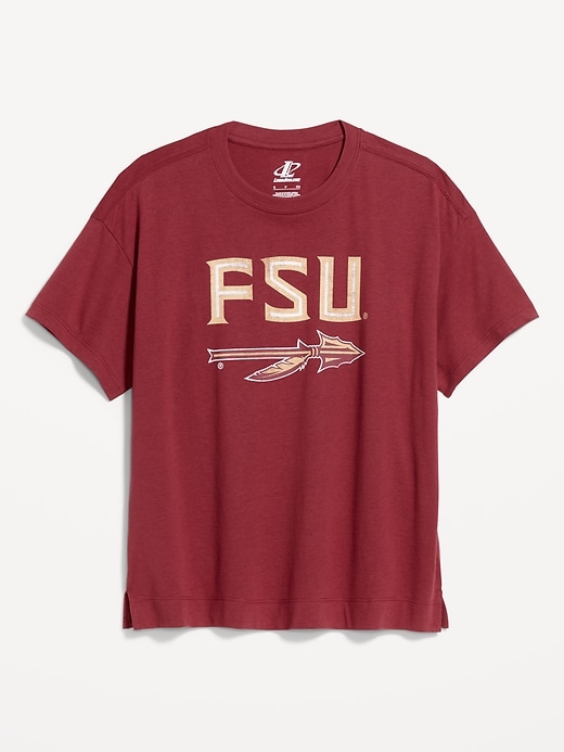 Image number 1 showing, College Crew-Neck T-Shirt for Women