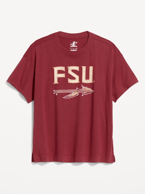 College Crew-Neck T-Shirt for Women