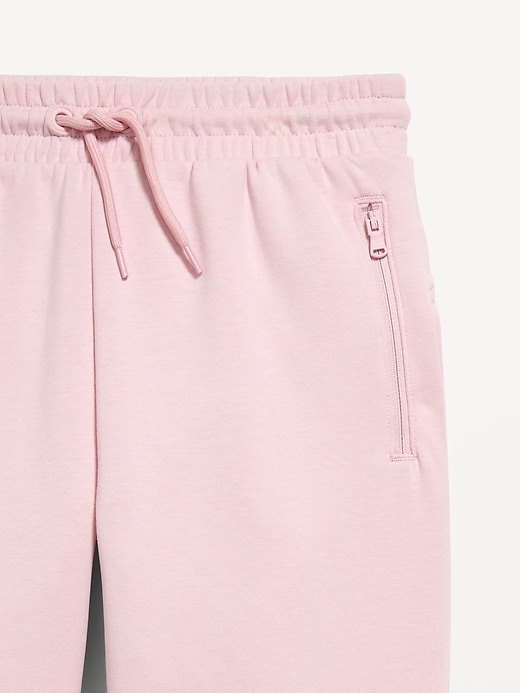 Image number 5 showing, Slim High-Waisted Dynamic Fleece Joggers for Girls