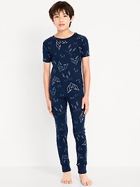 Image number 1 showing, Messi™ Gender-Neutral Snug-Fit Graphic Pajama Set for Kids