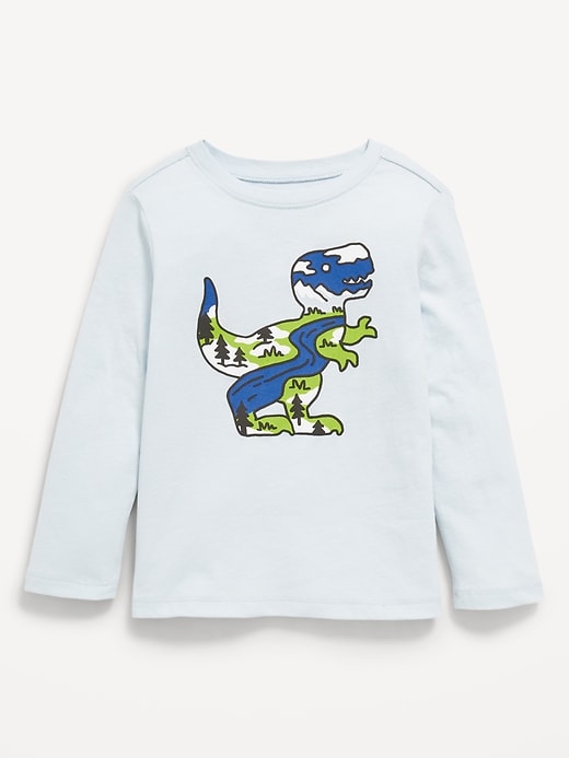 Image number 1 showing, Long-Sleeve Unisex Graphic T-Shirt for Toddler
