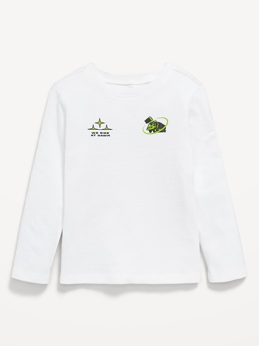 Image number 1 showing, Long-Sleeve Unisex Graphic T-Shirt for Toddler