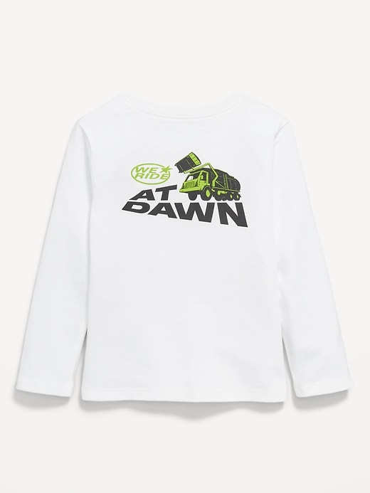 Image number 2 showing, Long-Sleeve Unisex Graphic T-Shirt for Toddler