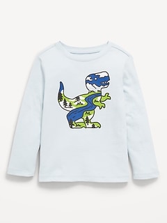 Long-Sleeve Unisex Graphic T-Shirt for Toddler