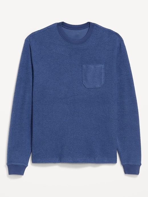 Image number 4 showing, Loose Pocket Crew-Neck Sweatshirt