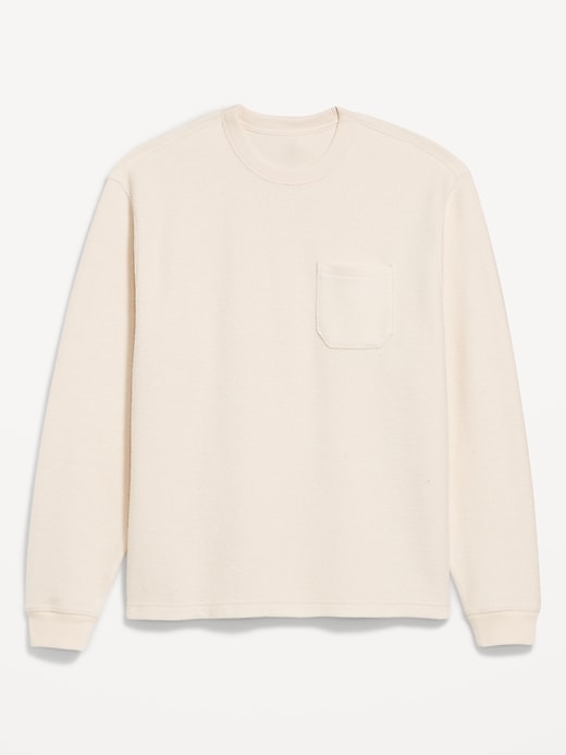 Image number 4 showing, Loose Pocket Crew-Neck Sweatshirt