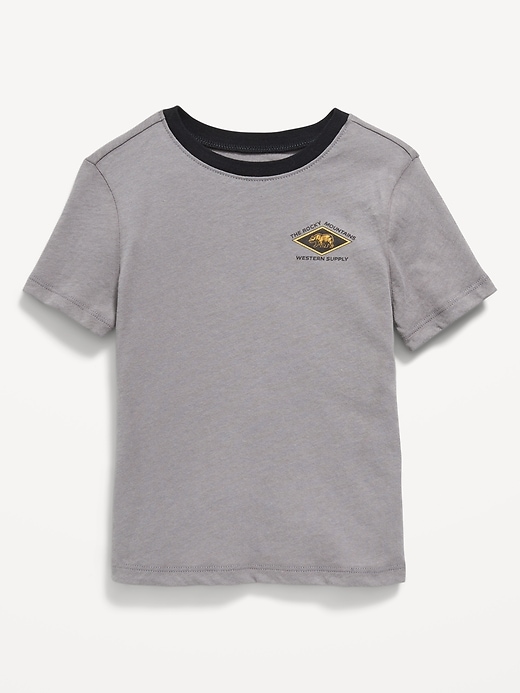 Image number 1 showing, Short-Sleeve Unisex Graphic T-Shirt for Toddler