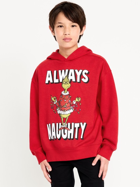 Dr. Seuss™ Grinch Oversized Gender-Neutral Hoodie for Kids - Grinch