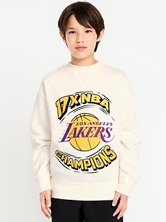 NBA© Los Angeles Lakers© Oversized Gender-Neutral Sweatshirt for Kids