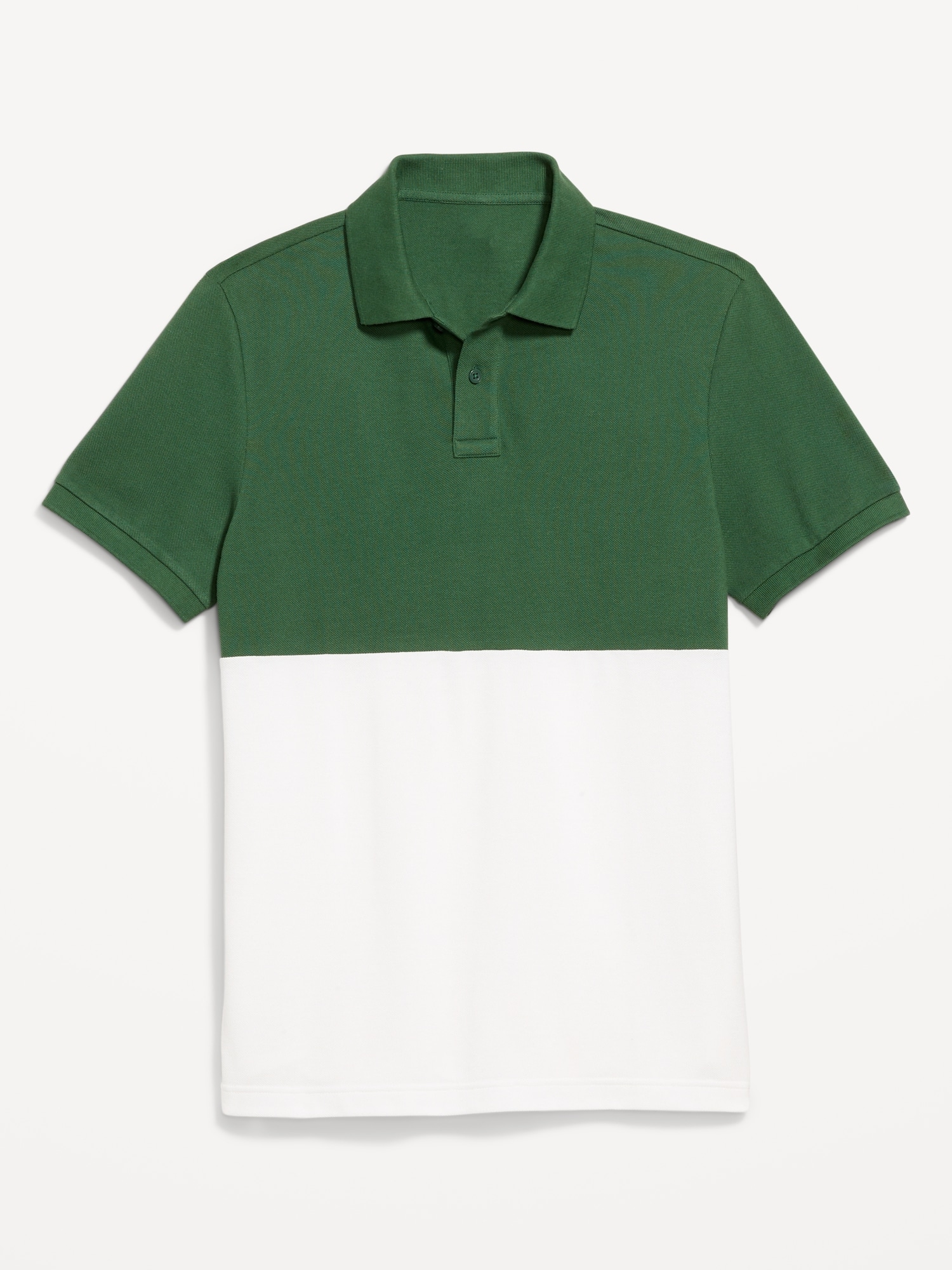 Color-Block Pique Polo