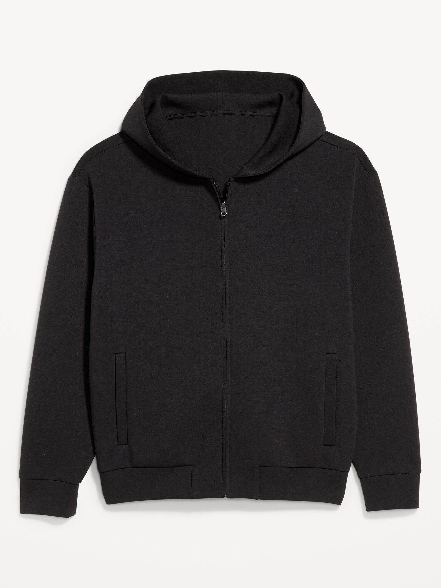 Мужское худи Old Navy Bounce Fleece Oversized Full-Zip, цвет: Чёрный — фото 4
