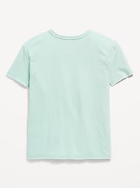 Image number 3 showing, Oversized Short-Sleeve Raw-Edge T-Shirt for Girls