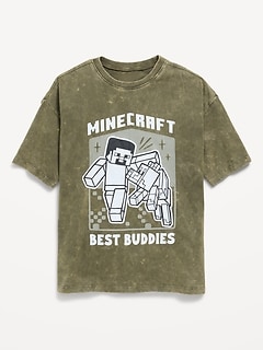 Minecraft™ Gender-Neutral Graphic T-Shirt for Kids