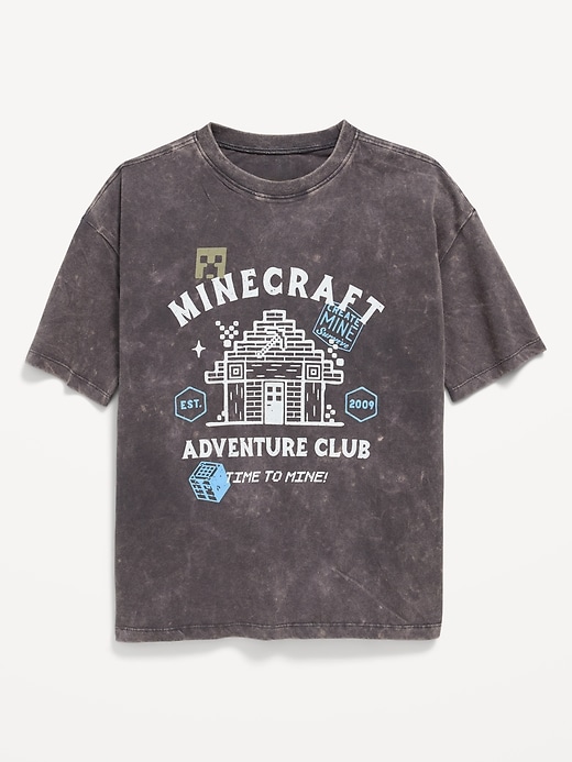 Image number 1 showing, Minecraft™ Gender-Neutral Graphic T-Shirt for Kids