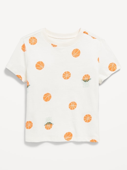 Image number 1 showing, Printed Short-Sleeve T-Shirt for Toddler Boys