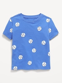 Image number 1 showing, Printed Short-Sleeve T-Shirt for Toddler Boys