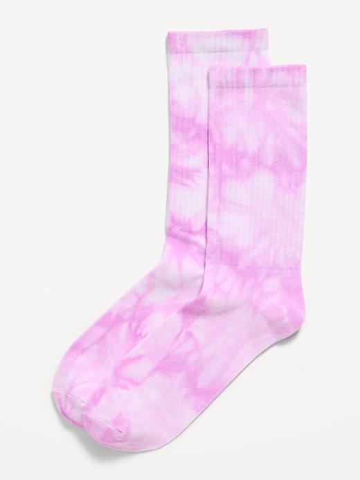 Image number 1 showing, Tie-Dye Crew Socks for Women