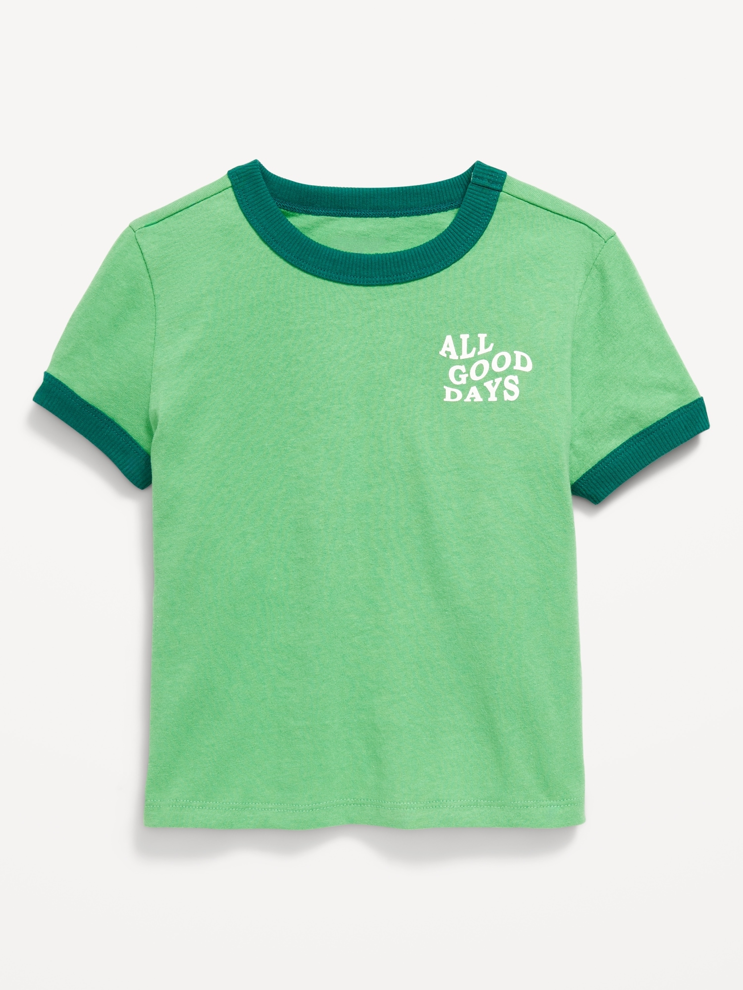 Short-Sleeve Ringer Graphic T-Shirt for Toddler Boys