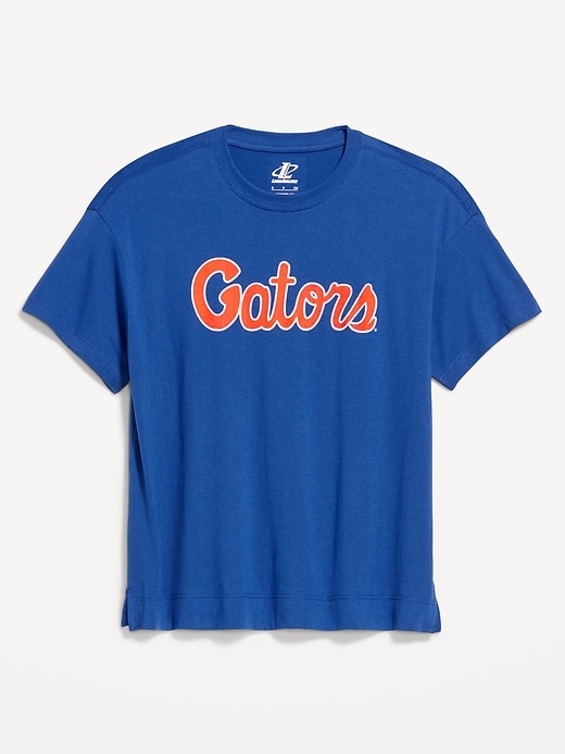 Image number 1 showing, College Crew-Neck T-Shirt for Women