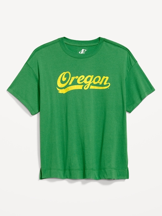 Image number 1 showing, College Crew-Neck T-Shirt for Women