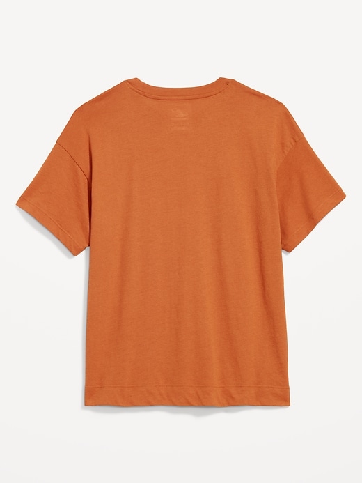 Image number 2 showing, College Crew-Neck T-Shirt for Women