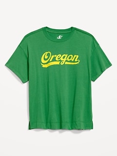 College Crew-Neck T-Shirt for Women