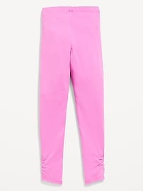 Image number 2 showing, High-Waisted Side Ruched Leggings for Girls