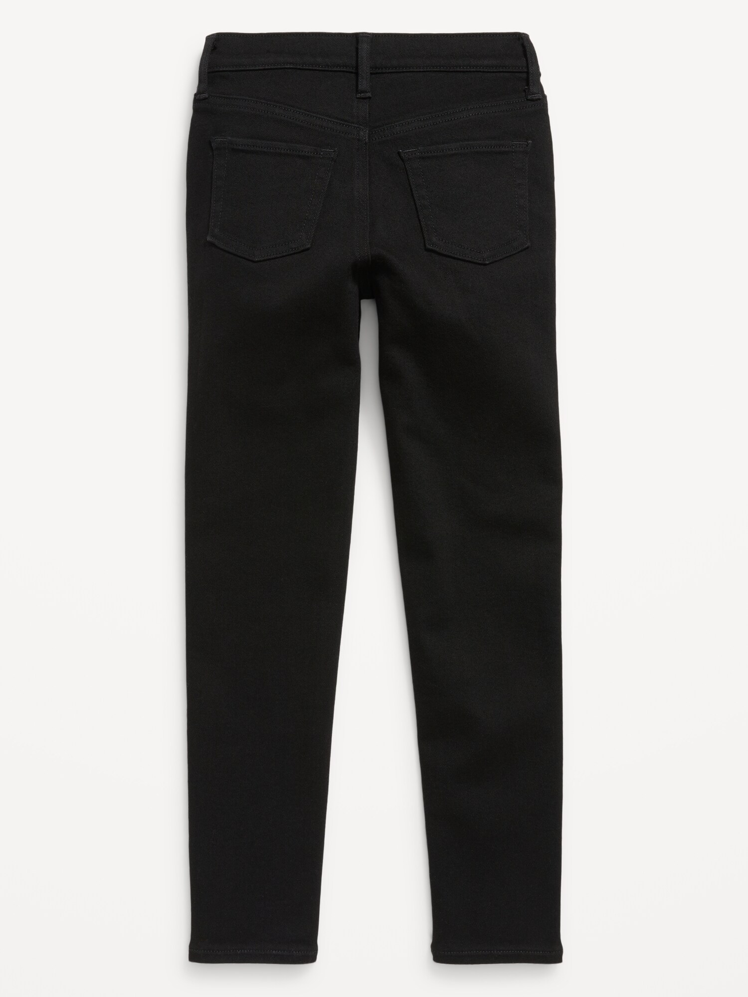 Джинсы Old Navy High-Waisted Rockstar 360° Stretch Jeggings для девочек, цвет: Чёрный варёный — фото 2