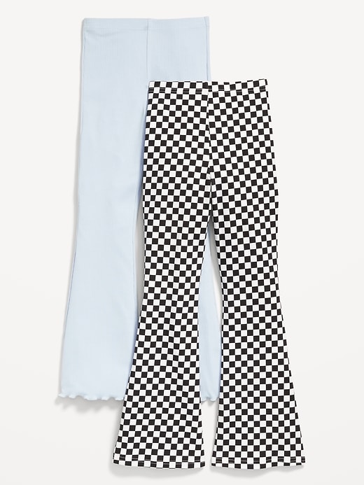 Image number 2 showing, High-Waisted Flare Leggings 2-Pack for Girls