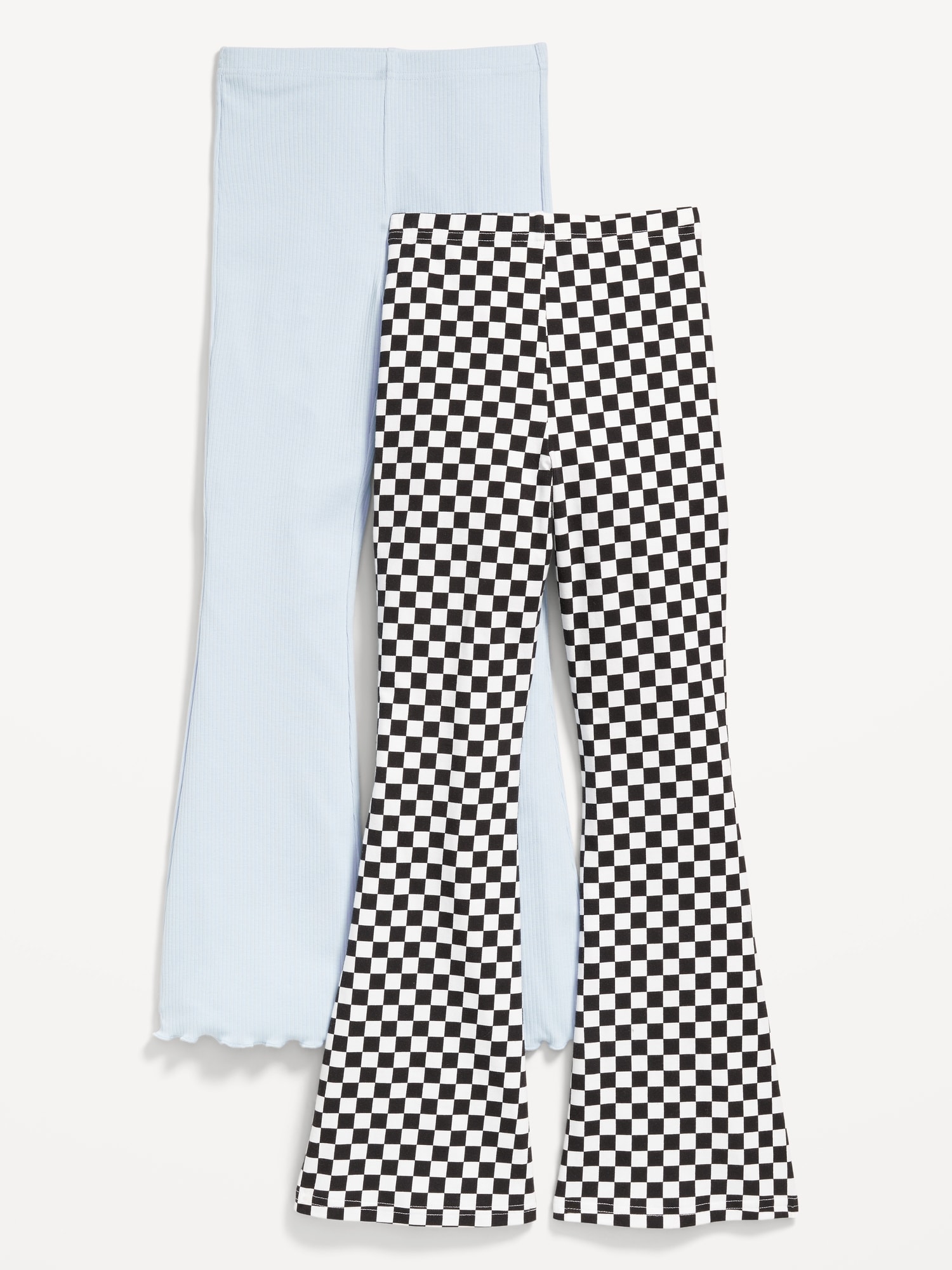 High-Waisted Flare Leggings 2-Pack for Girls