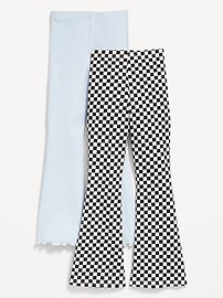 Image number 2 showing, High-Waisted Flare Leggings 2-Pack for Girls
