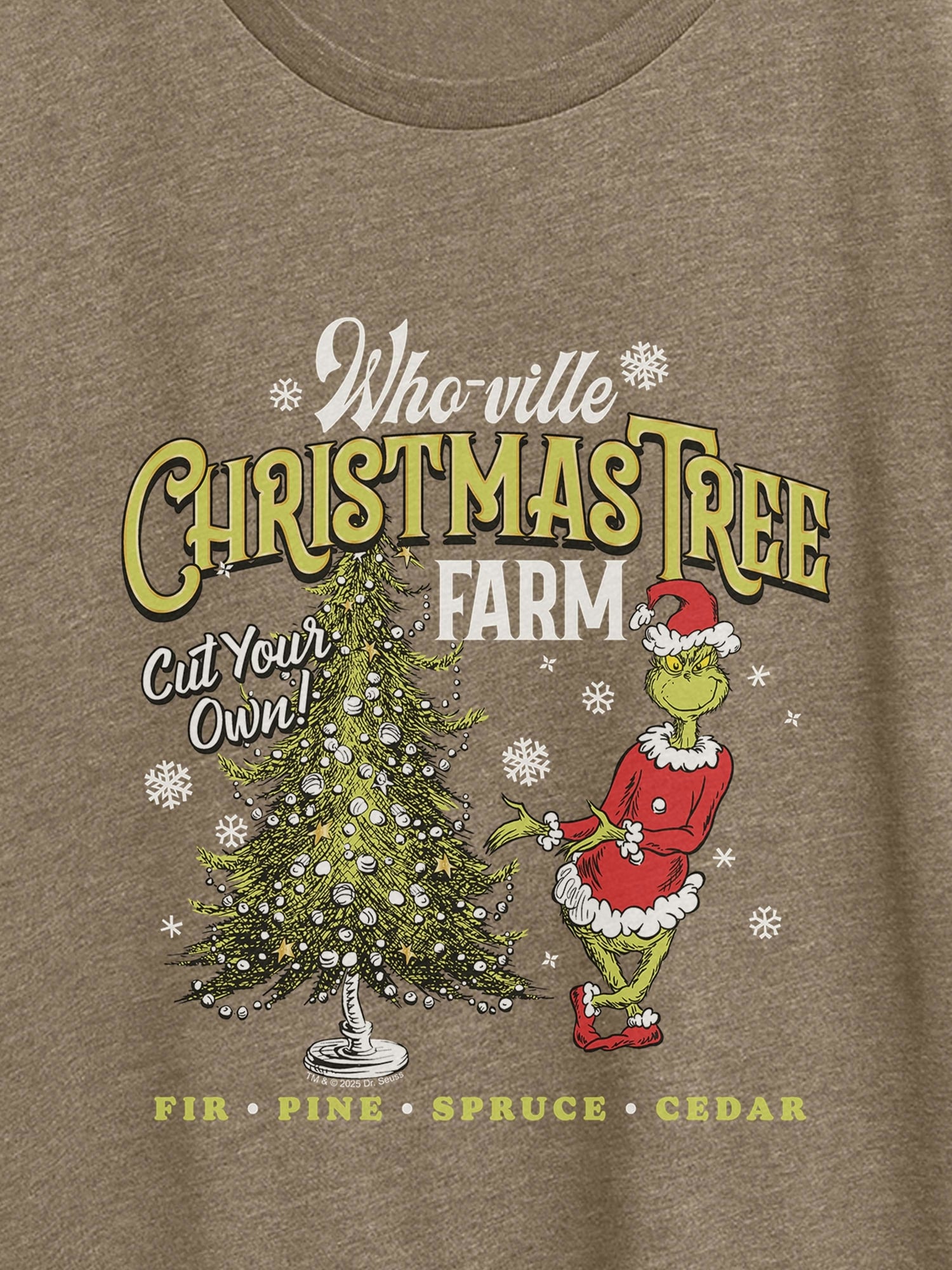 How the Grinch Stole Christmas Tree Farm Short Sleeve Graphic Tee