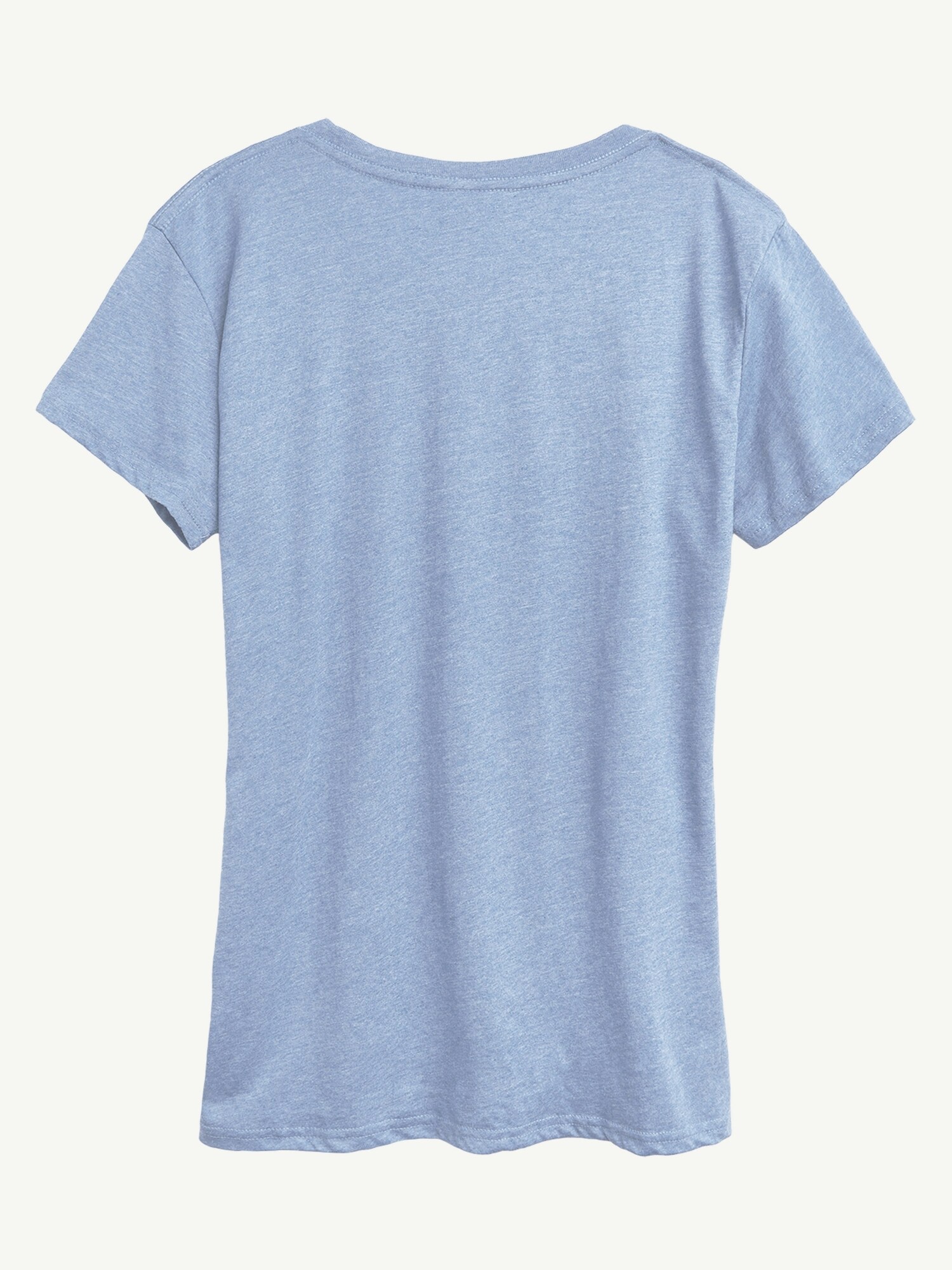 Женская футболка Old Navy Glindafied Wicked Short Sleeve Graphic, цвет: Меланжевый шамбре синий — фото 3