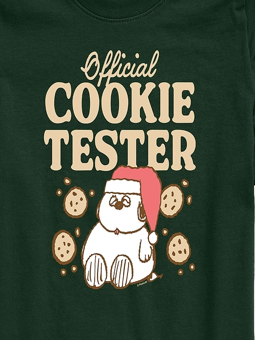 Image number 2 showing, Peanuts Official Cookie Tester Short Sleeve Tee For Kids