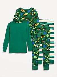 Image number 3 showing, Snug-Fit Graphic Pajama 4-Piece for Toddler & Baby