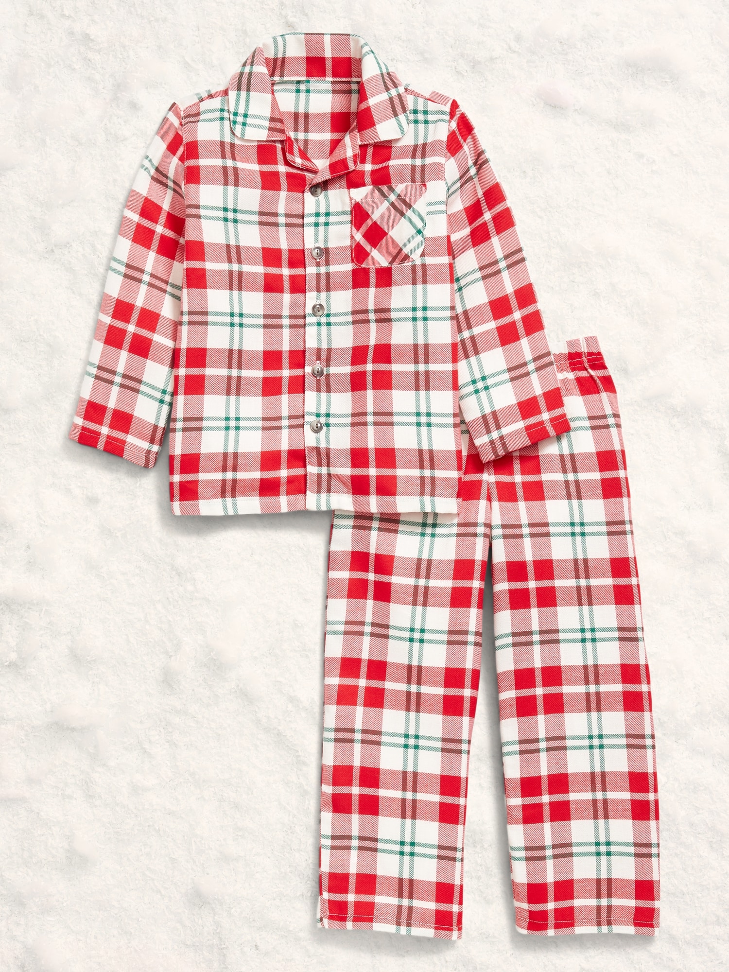 Printed Unisex Pajama Set for Toddler & Baby