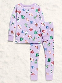 Image number 2 showing, Printed Snug-Fit Pajama Set for Toddler & Baby