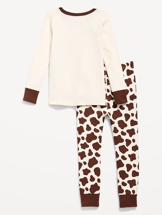 Printed Snug-Fit Pajama Set for Toddler & Baby