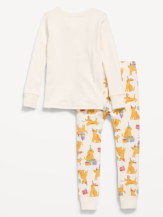 Printed Snug-Fit Pajama Set for Toddler & Baby