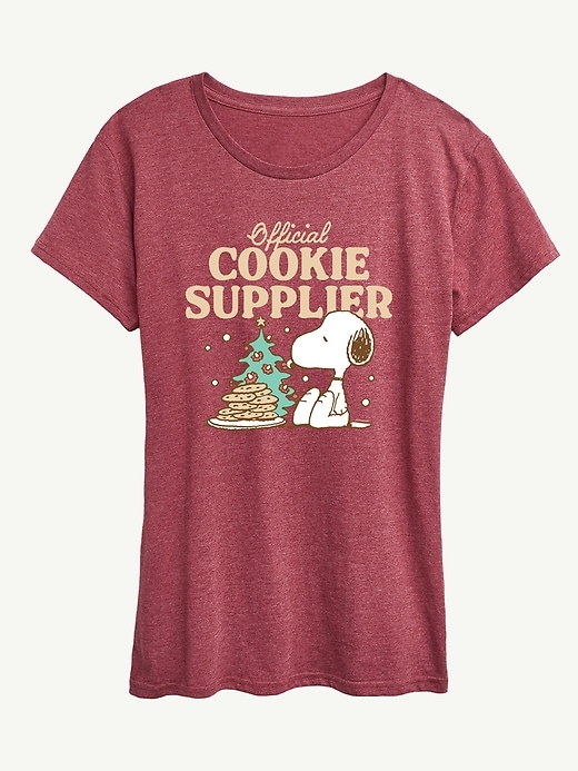 Image number 1 showing, Peanuts Official Cookie Supplier Short Sleeve Graphic Tee