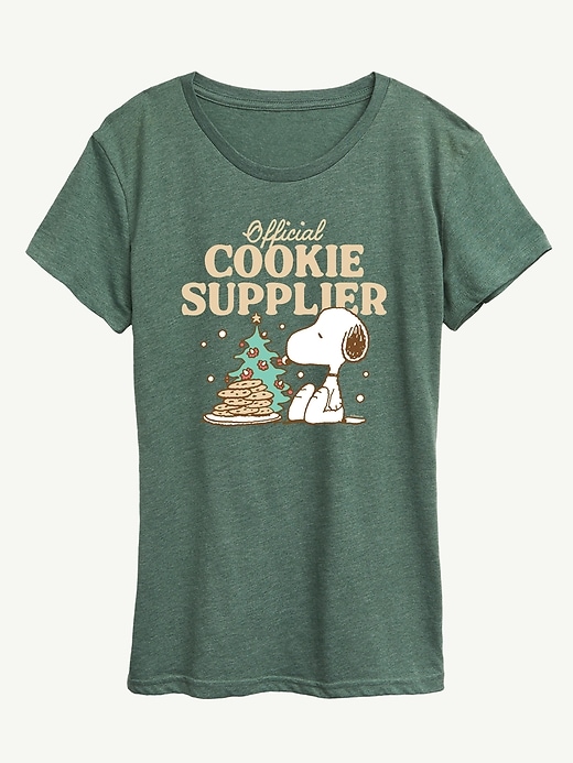Image number 1 showing, Peanuts Official Cookie Supplier Short Sleeve Graphic Tee