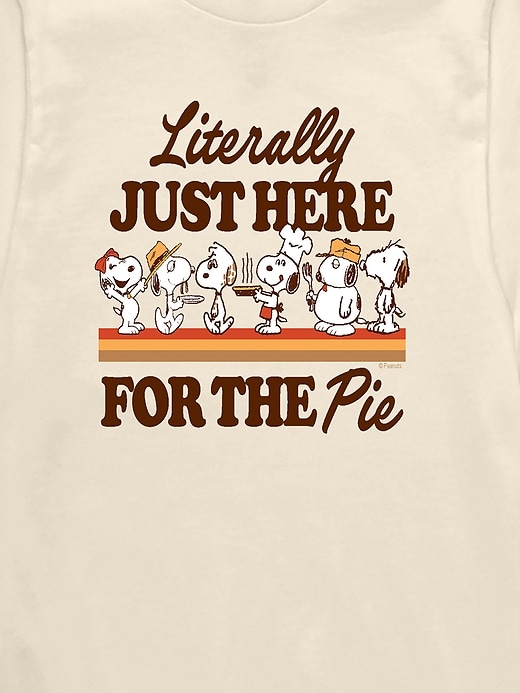 Image number 2 showing, Peanuts Here For The Pie Short Sleeve Tee For Kids