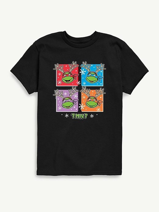 Image number 1 showing, Teenage Mutant Ninja Turtles Christmas Short Sleeve Tee For Toddler